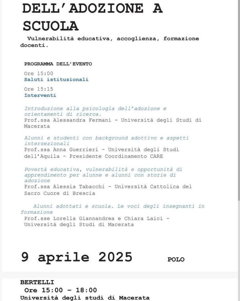 Scuola e Adozione