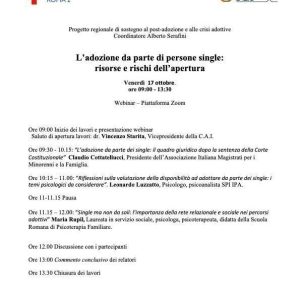 L'adozione da parte dei single - Regione Lazio