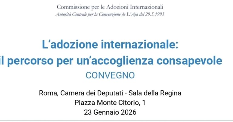 L’adozione internazionale: il percorso per un’accoglienza consapevole.