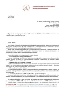 Il Coordinamento CARE ha presentato una segnalazione al Garante per la Protezione dei Dati Personali