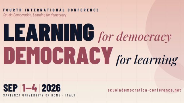 Fourth International Conference of the Journal "Scuola Democratica"