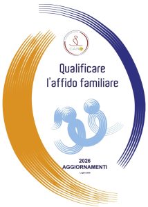 Copertina del documento "QualifiCARE l'affido familiare – Aggiornamenti 2026", pubblicato dal Coordinamento CARE.