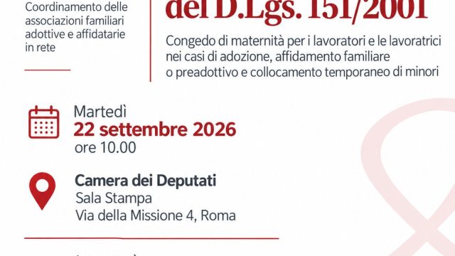 Cinque mesi di congedo fin dal primo ingresso in famiglia
